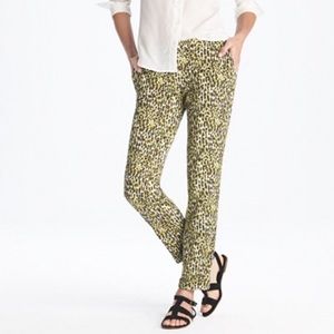 ✨SALE✨J.CREW Cafe Capri in Abstract Leopard